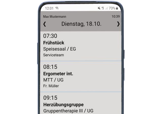 Digitaler Therapieplan PlanApp Birkle-Klinik Überlingen
